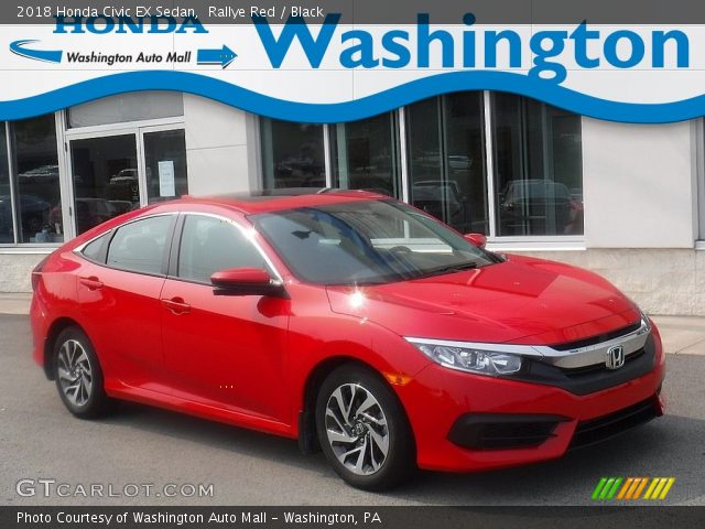 2018 Honda Civic EX Sedan in Rallye Red
