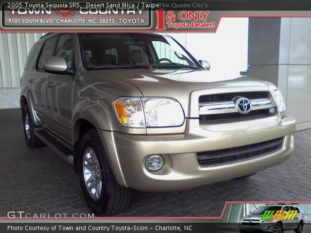 2005 Toyota Sequoia SR5 in Desert Sand Mica