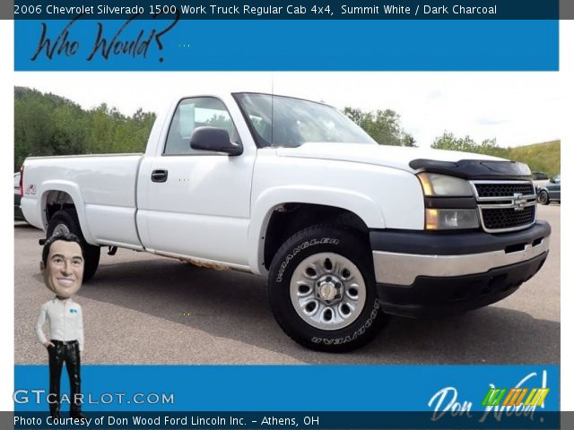 2006 Chevrolet Silverado 1500 Work Truck Regular Cab 4x4 in Summit White