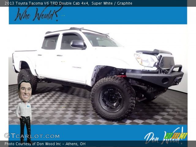 2013 Toyota Tacoma V6 TRD Double Cab 4x4 in Super White