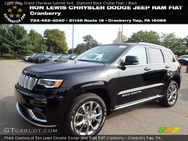 2020 Jeep Grand Cherokee Summit 4x4 in Diamond Black Crystal Pearl