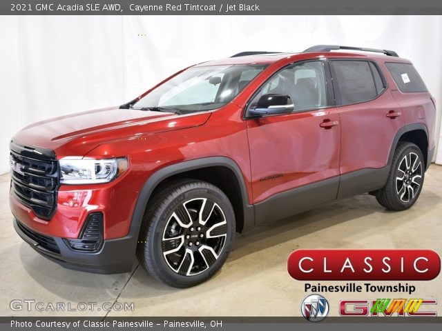 2021 GMC Acadia SLE AWD in Cayenne Red Tintcoat