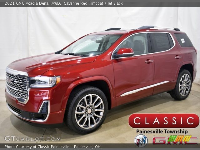 2021 GMC Acadia Denali AWD in Cayenne Red Tintcoat