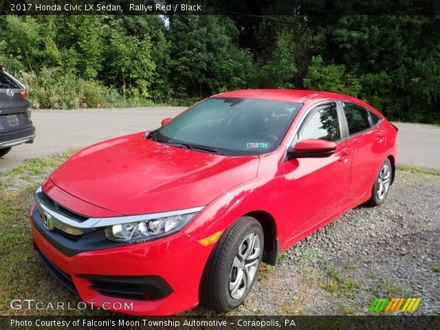 2017 Honda Civic LX Sedan in Rallye Red
