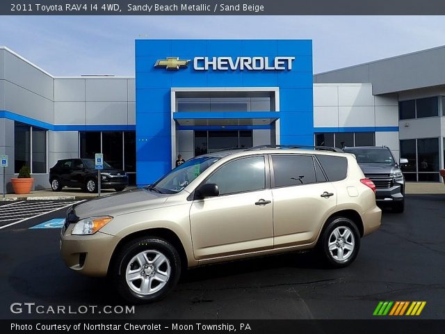 2011 Toyota RAV4 I4 4WD in Sandy Beach Metallic