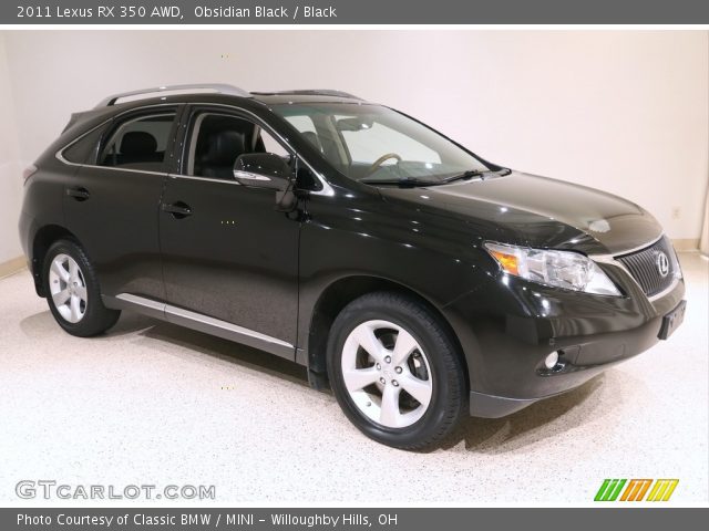 2011 Lexus RX 350 AWD in Obsidian Black