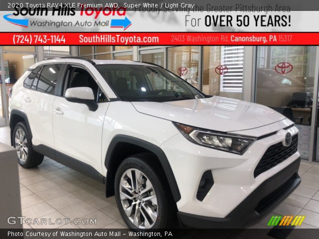 2020 Toyota RAV4 XLE Premium AWD in Super White