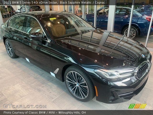 2021 BMW 5 Series 540i xDrive Sedan in Black Sapphire Metallic