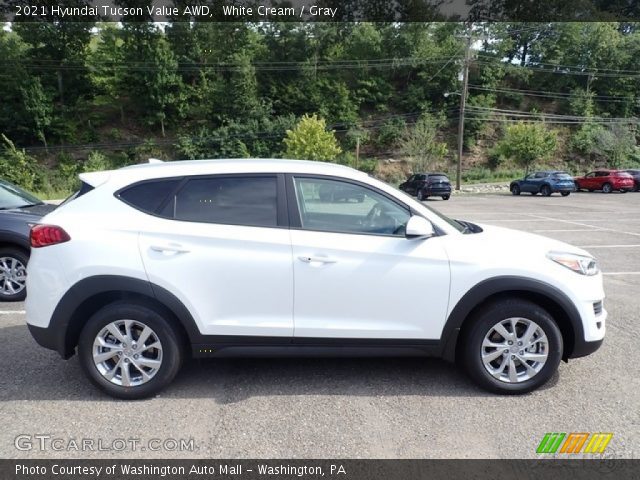 2021 Hyundai Tucson Value AWD in White Cream