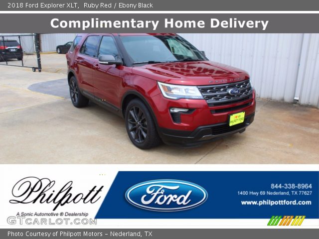 2018 Ford Explorer XLT in Ruby Red