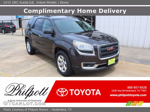 2015 GMC Acadia SLE in Iridium Metallic