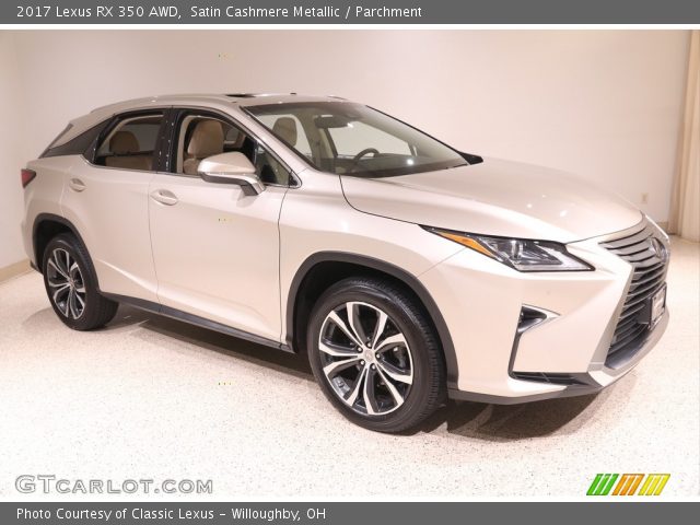 2017 Lexus RX 350 AWD in Satin Cashmere Metallic