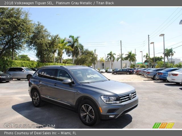 2018 Volkswagen Tiguan SEL in Platinum Gray Metallic
