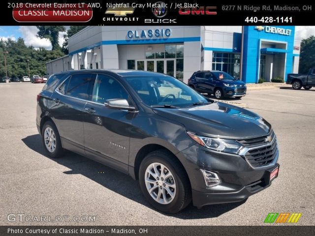 2018 Chevrolet Equinox LT AWD in Nightfall Gray Metallic