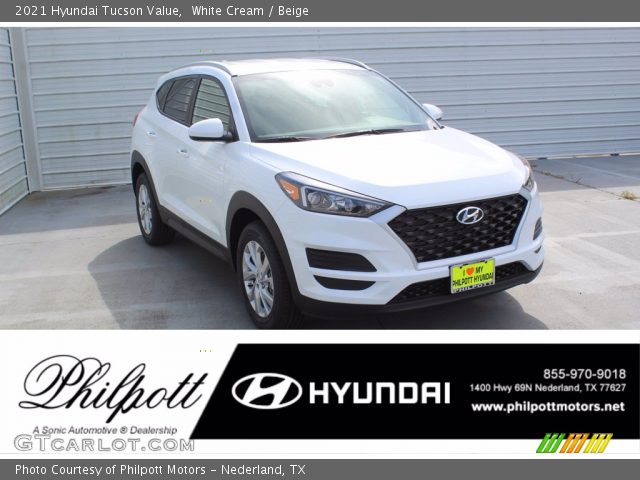 2021 Hyundai Tucson Value in White Cream