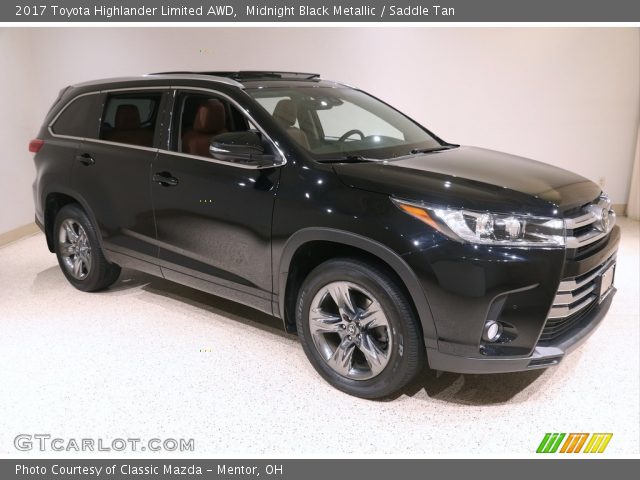 2017 Toyota Highlander Limited AWD in Midnight Black Metallic