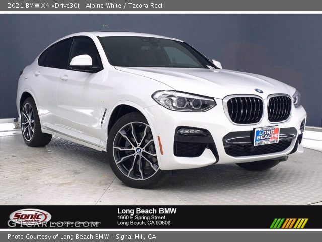 2021 BMW X4 xDrive30i in Alpine White