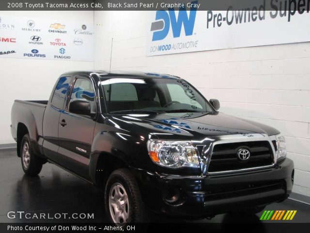 2008 Toyota Tacoma Access Cab in Black Sand Pearl