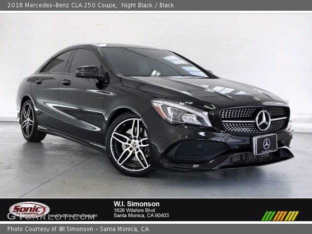 2018 Mercedes-Benz CLA 250 Coupe in Night Black