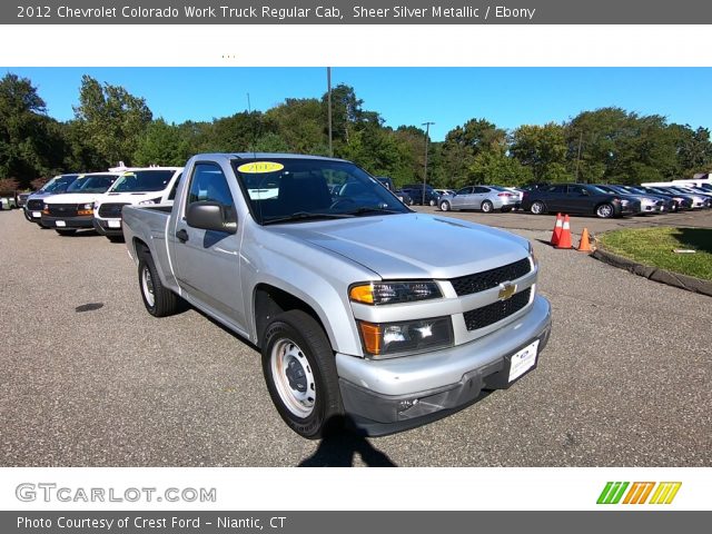 2012 Chevrolet Colorado Work Truck Regular Cab in Sheer Silver Metallic