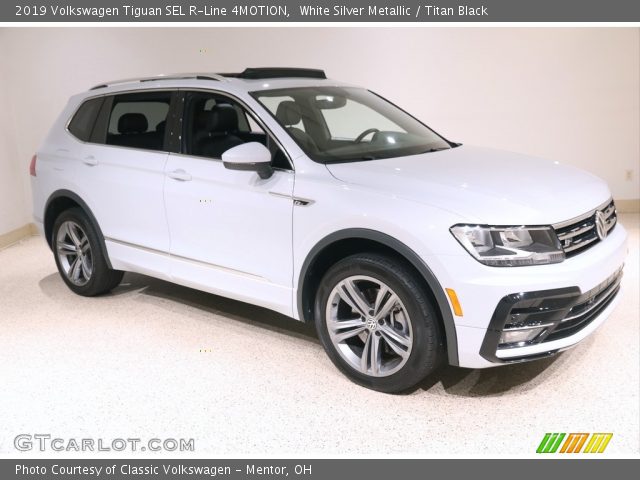 2019 Volkswagen Tiguan SEL R-Line 4MOTION in White Silver Metallic