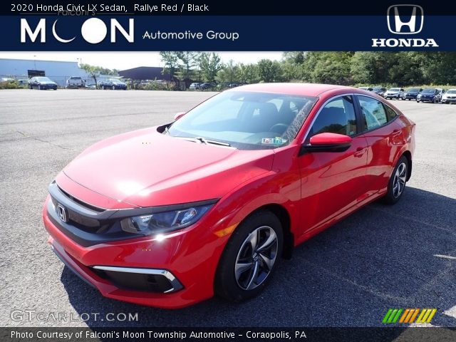 2020 Honda Civic LX Sedan in Rallye Red