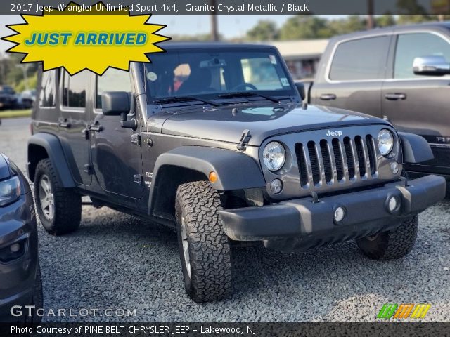 2017 Jeep Wrangler Unlimited Sport 4x4 in Granite Crystal Metallic
