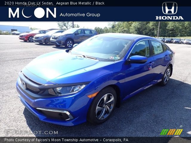 2020 Honda Civic LX Sedan in Aegean Blue Metallic