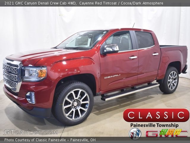 2021 GMC Canyon Denali Crew Cab 4WD in Cayenne Red Tintcoat