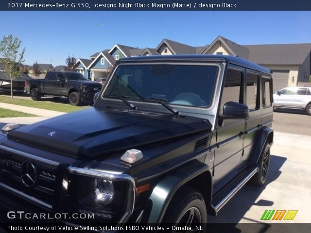 2017 Mercedes-Benz G 550 in designo Night Black Magno (Matte)