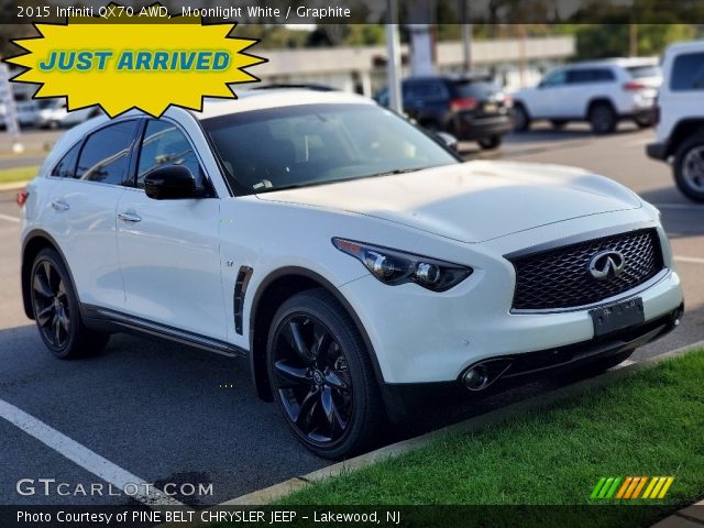 2015 Infiniti QX70 AWD in Moonlight White