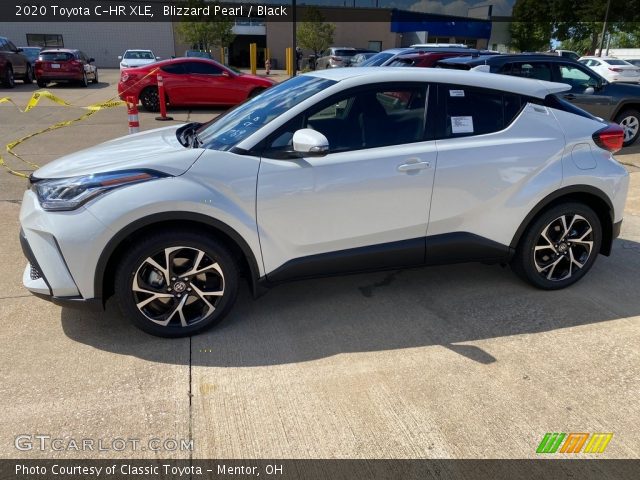 2020 Toyota C-HR XLE in Blizzard Pearl