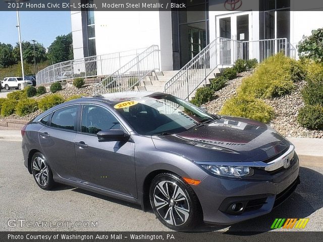 2017 Honda Civic EX-L Sedan in Modern Steel Metallic