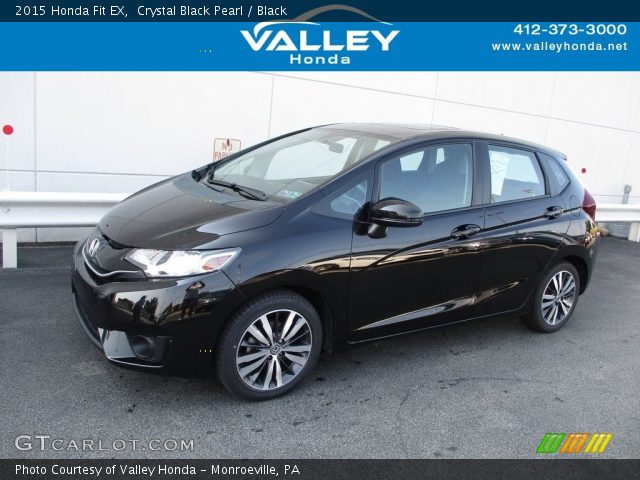 2015 Honda Fit EX in Crystal Black Pearl