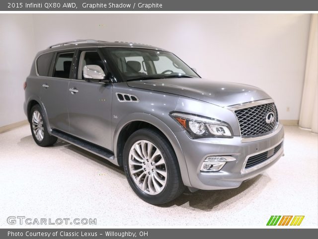 2015 Infiniti QX80 AWD in Graphite Shadow
