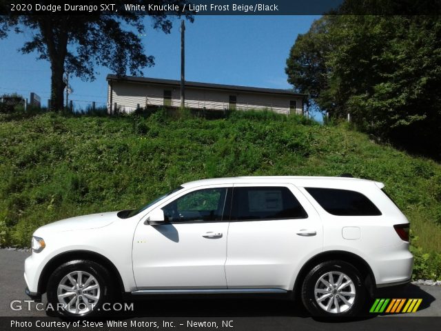 2020 Dodge Durango SXT in White Knuckle