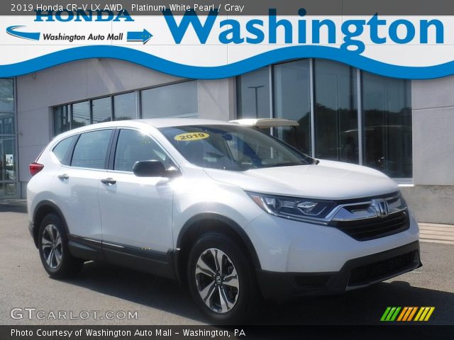 2019 Honda CR-V LX AWD in Platinum White Pearl