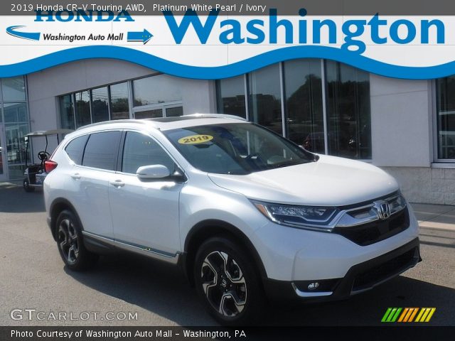 2019 Honda CR-V Touring AWD in Platinum White Pearl