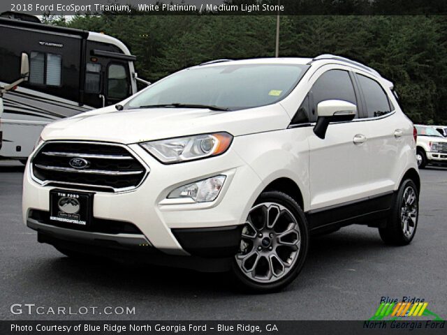 2018 Ford EcoSport Titanium in White Platinum