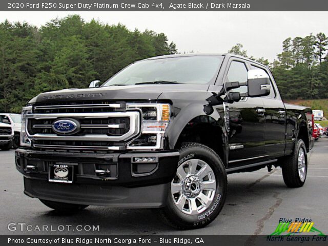 2020 Ford F250 Super Duty Platinum Crew Cab 4x4 in Agate Black