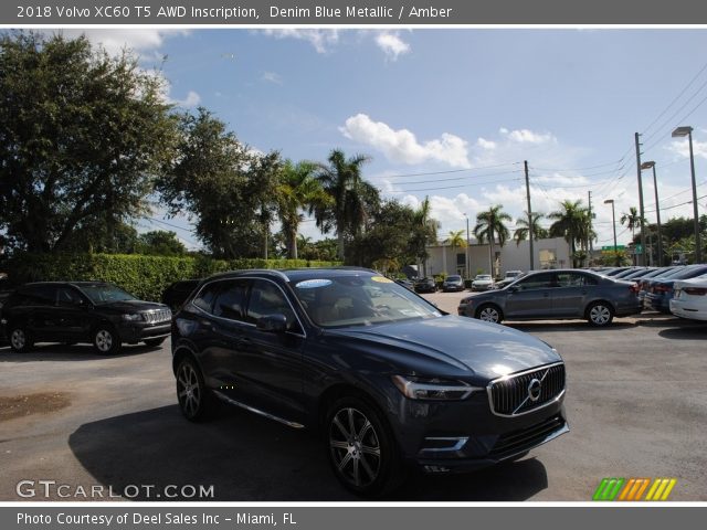 2018 Volvo XC60 T5 AWD Inscription in Denim Blue Metallic
