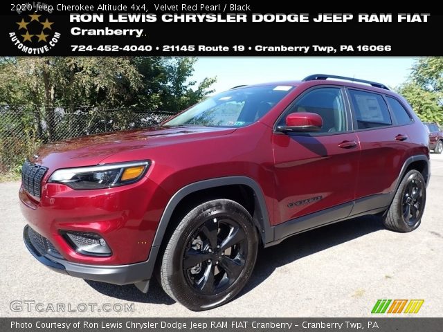 2020 Jeep Cherokee Altitude 4x4 in Velvet Red Pearl