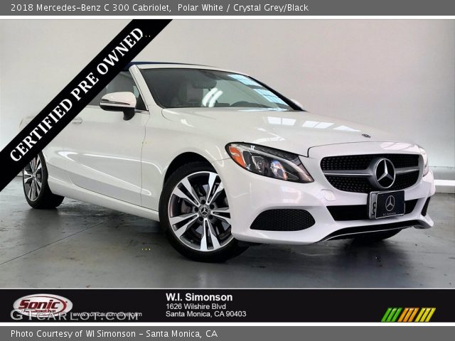 2018 Mercedes-Benz C 300 Cabriolet in Polar White