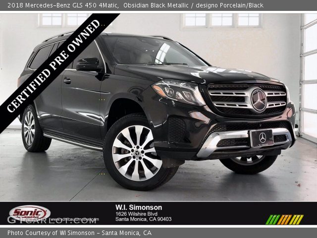 2018 Mercedes-Benz GLS 450 4Matic in Obsidian Black Metallic