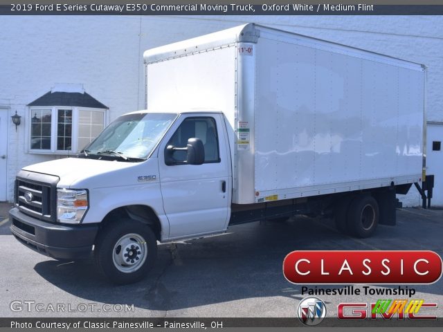 2019 Ford E Series Cutaway E350 Commercial Moving Truck in Oxford White