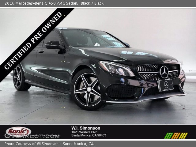 2016 Mercedes-Benz C 450 AMG Sedan in Black