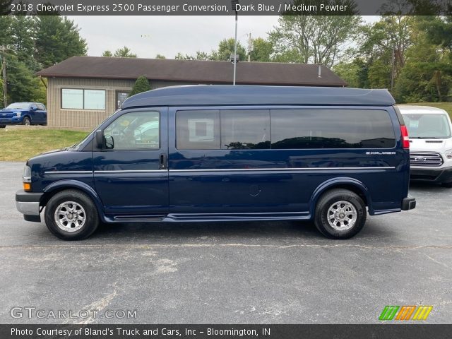 2018 Chevrolet Express 2500 Passenger Conversion in Dark Blue