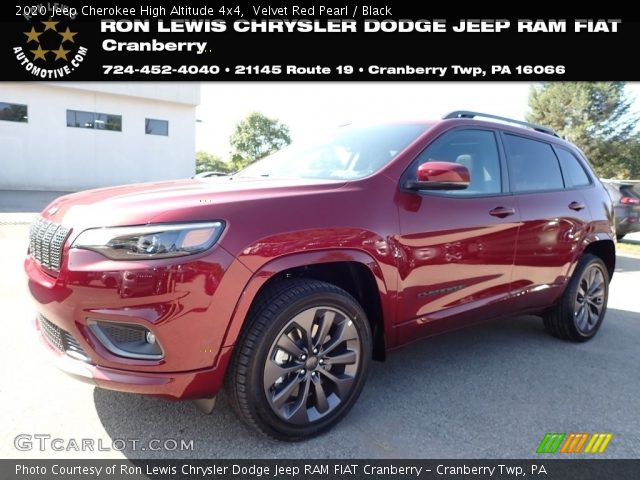 2020 Jeep Cherokee High Altitude 4x4 in Velvet Red Pearl