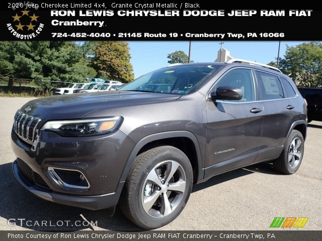 2020 Jeep Cherokee Limited 4x4 in Granite Crystal Metallic