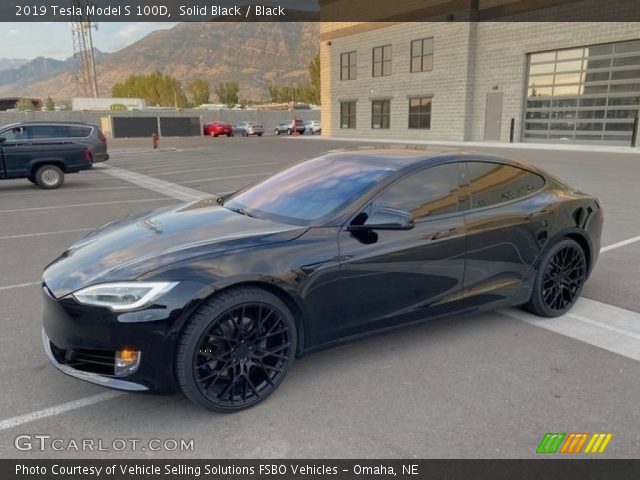 2019 Tesla Model S 100D in Solid Black